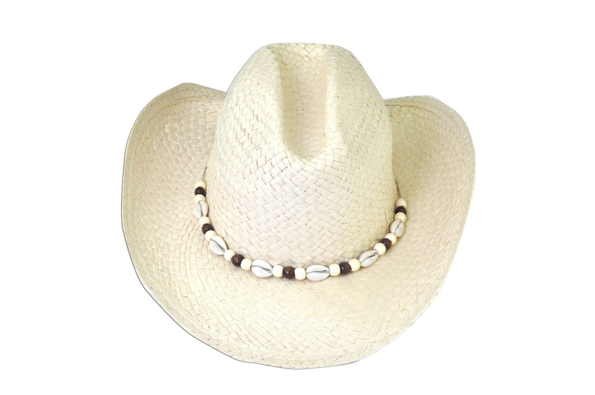 Καπέλο Cowboy με καφέ άκρες