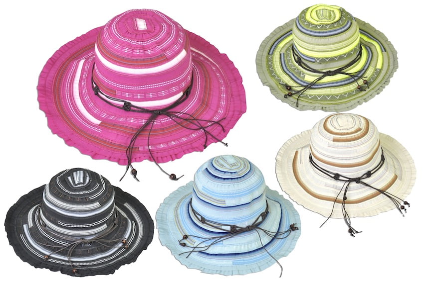 Καπέλο θαλάσσης γυναικείο σε 5 χρώματα