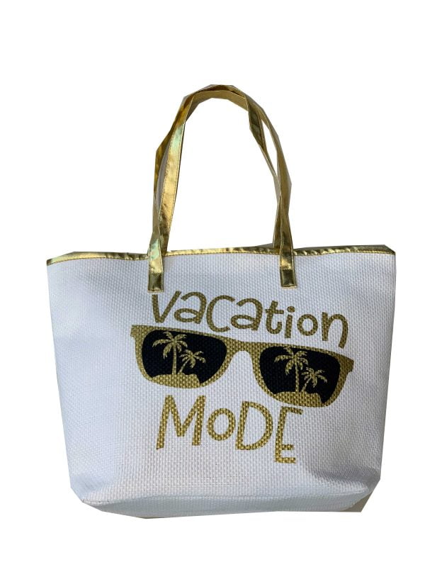 Beach Life Τσάντα θαλάσσης vacation mode σε 3 χρώματα