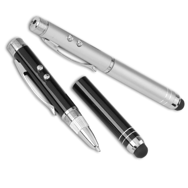 Στυλό μεταλλικό με laser, φακό και σφουγγαράκι I-pad σε δύο χρώματα
