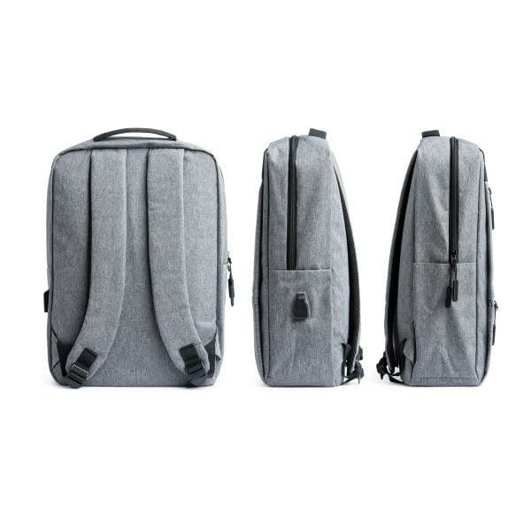 Σακίδιο πλάτης backpack με ρυθμιζόμενη εσωτερική θήκη και usb adaptor