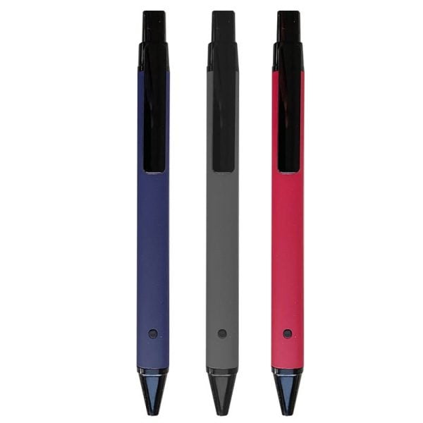 Στυλό μεταλλικό πλακε με σιλικόνη σε 4 χρώματα
